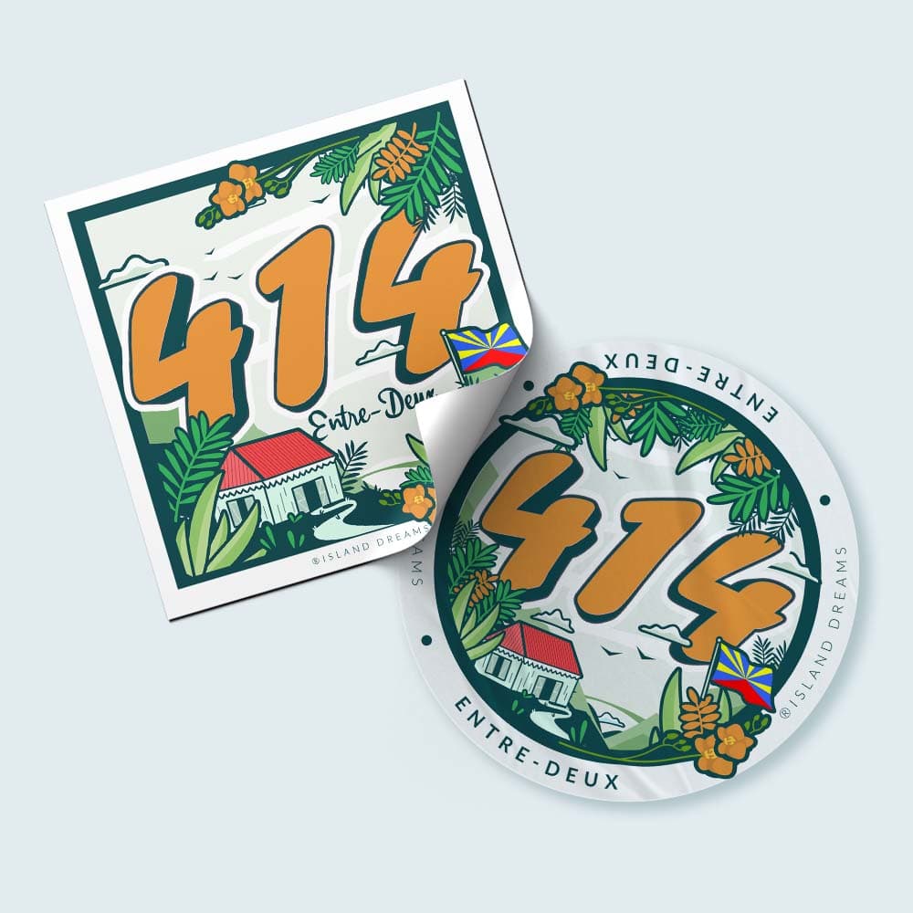 Entre Deux-Stickers-ISLANDDREAMS