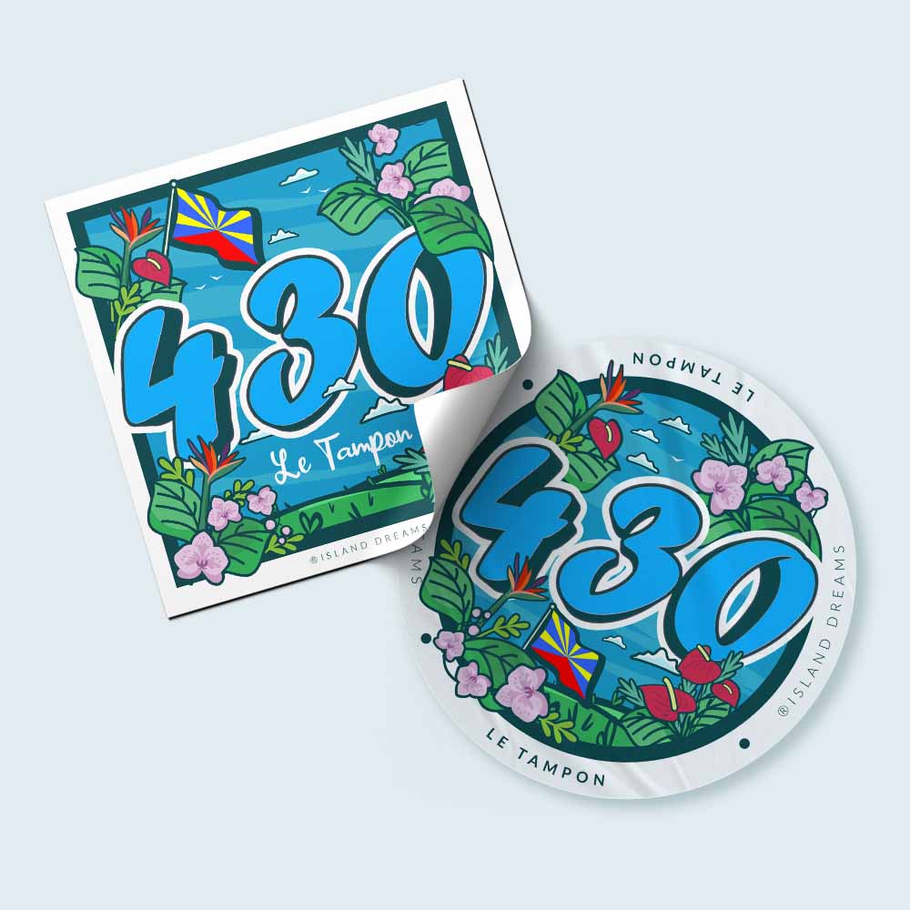 Le Tampon-Stickers-ISLANDDREAMS