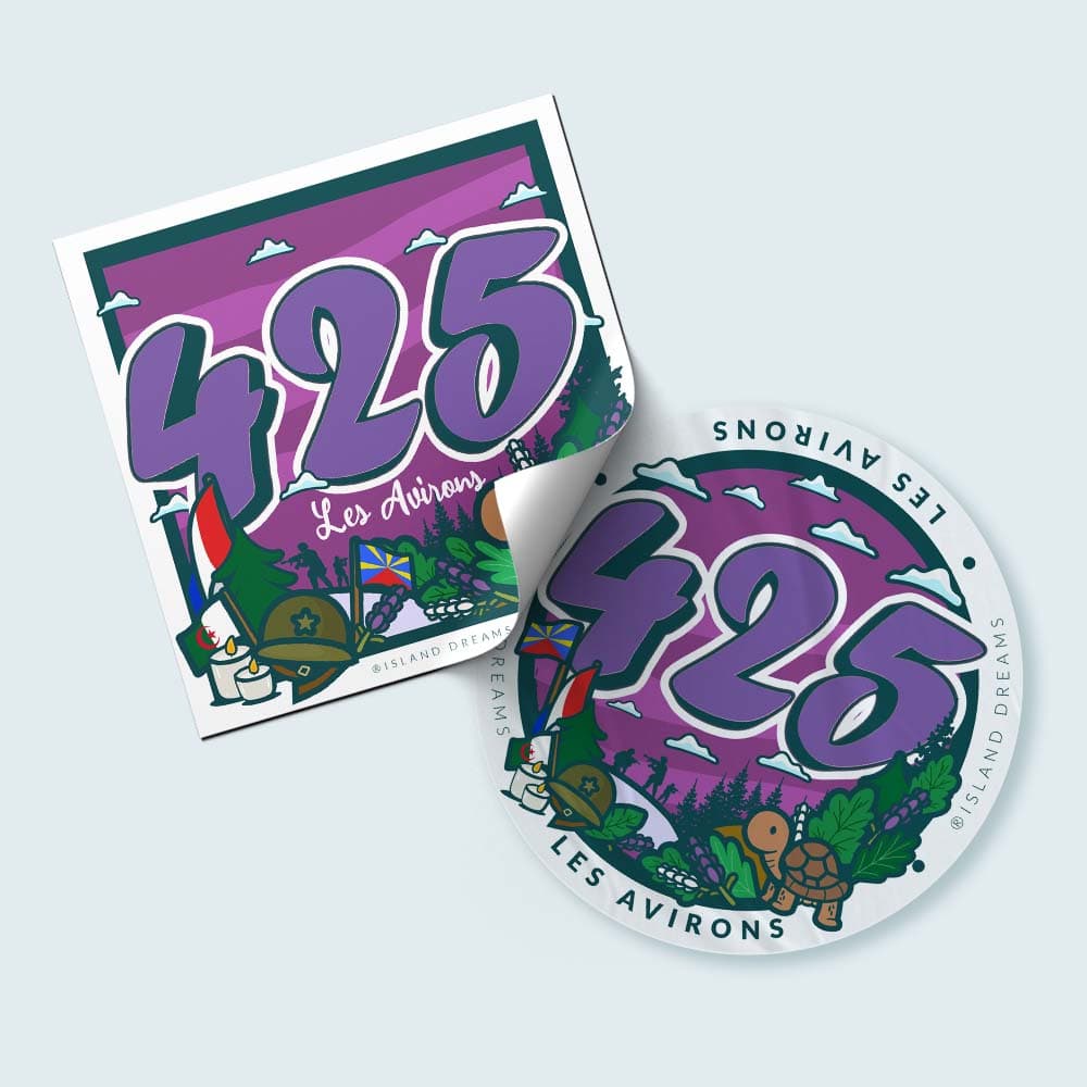 Les Avirons-Stickers-ISLANDDREAMS