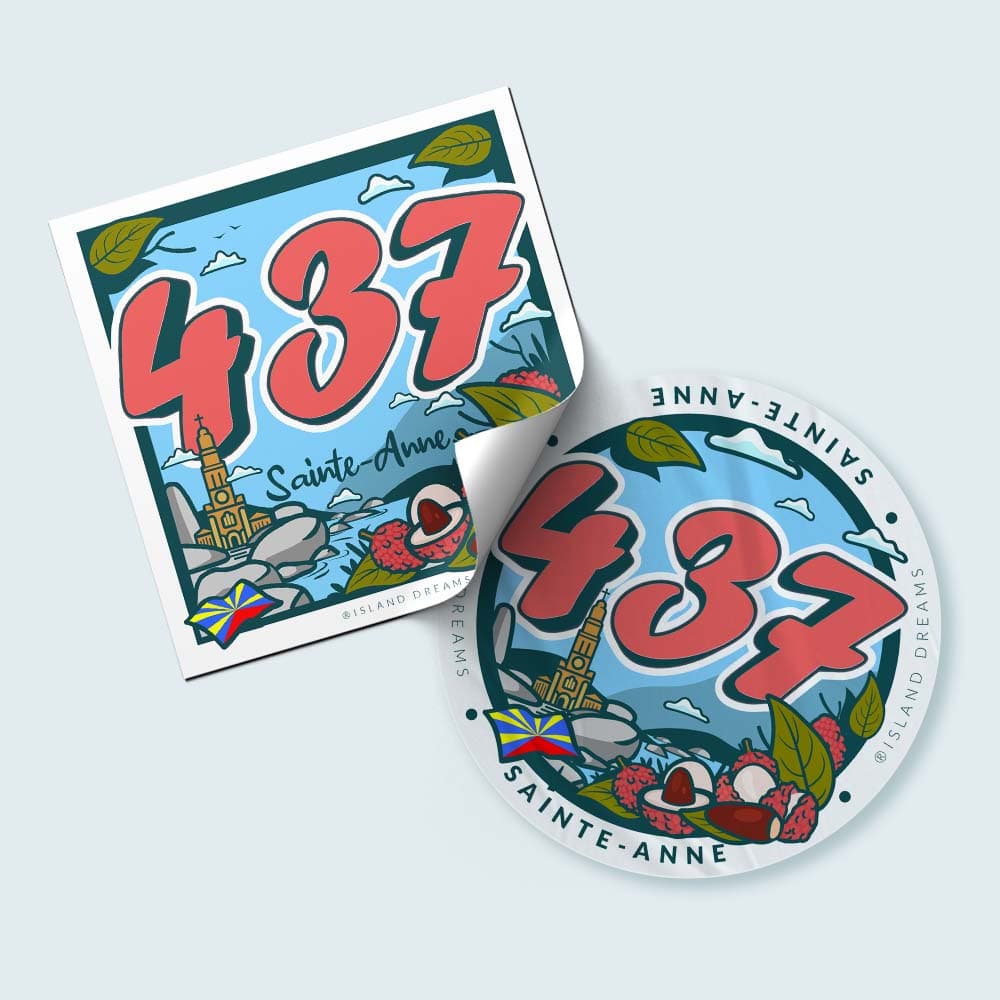 Saint Anne-Stickers-ISLANDDREAMS