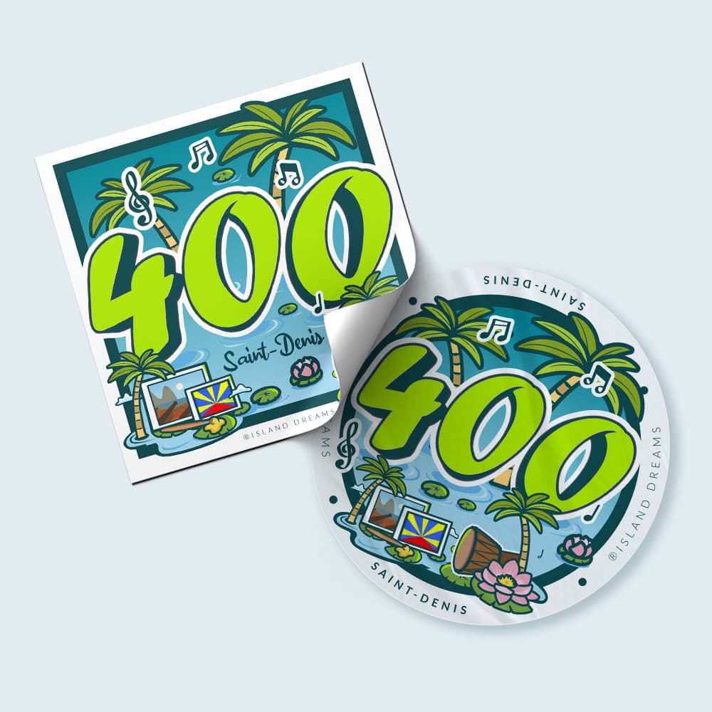 Saint Denis-Stickers-ISLANDDREAMS