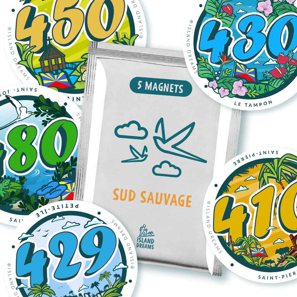 PACK 5 MAGNETS "LE SUD SAUVAGE"