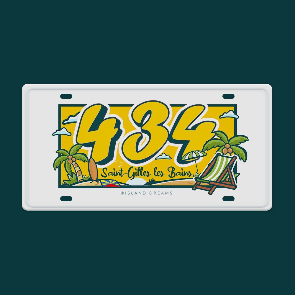 PLAQUE DÉCORATIVE SAINT-GILLES (97434)