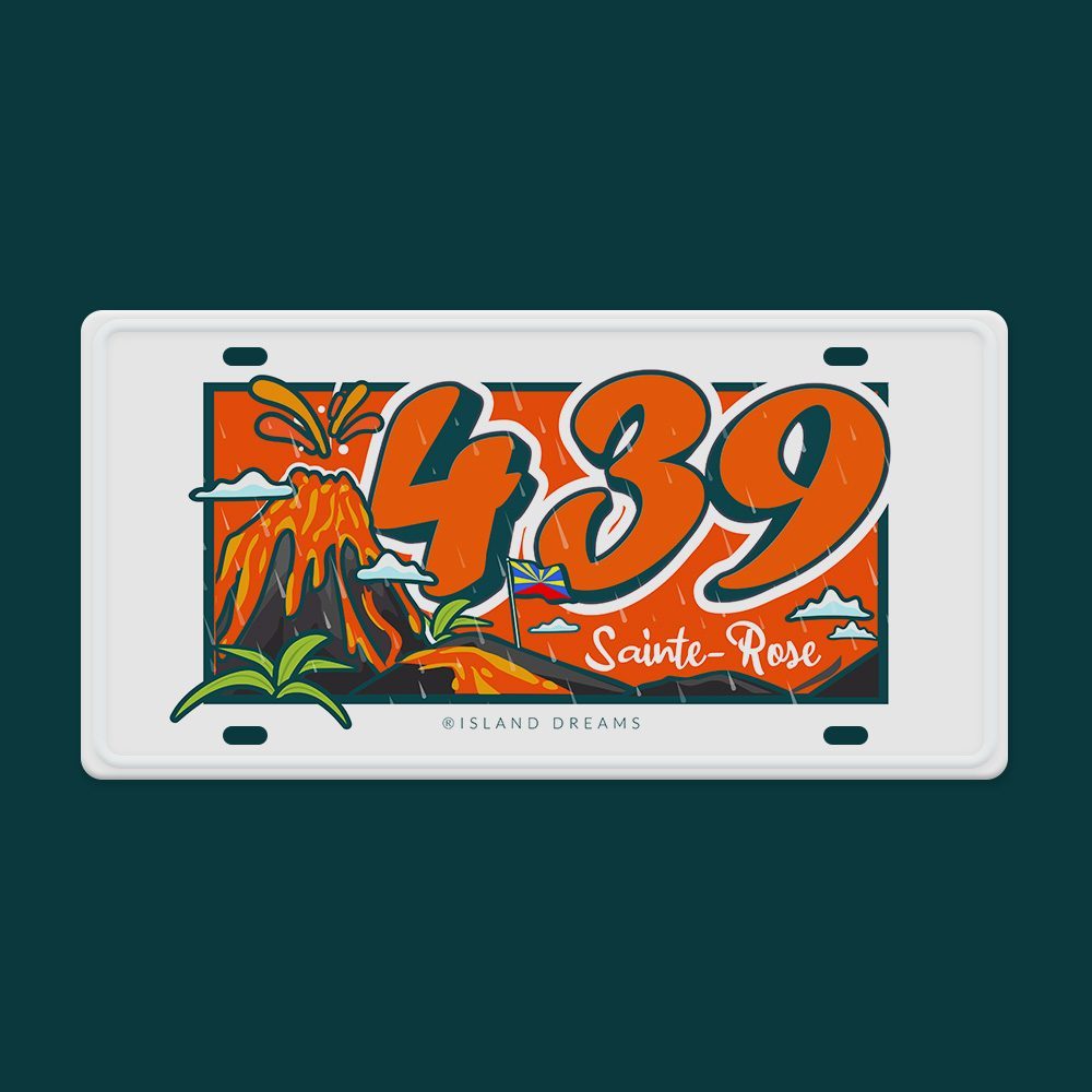 PLAQUE DÉCORATIVE SAINTE-ROSE (97439)