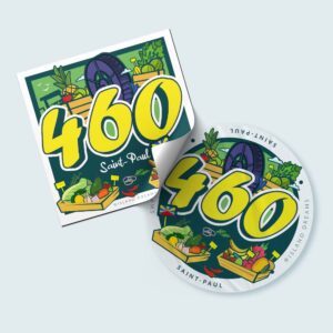 PACK DE 10 STICKERS SAINT-PAUL (97460)