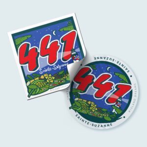 PACK DE 10 STICKERS SAINTE-SUZANNE (97441)